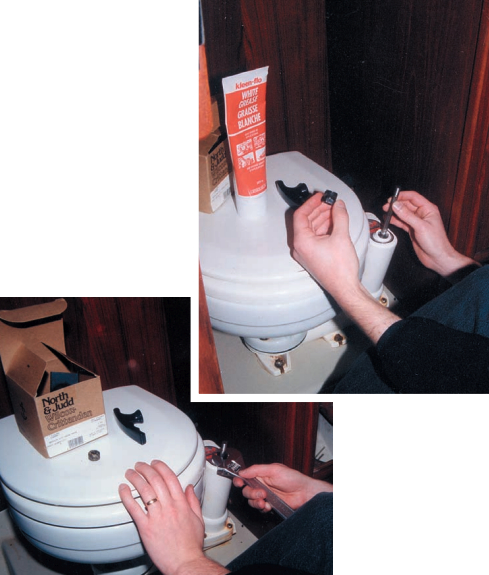 Leaks around the pump handle are caused by improperly adjusted or worn out packing.