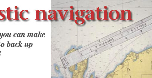 Although the logarithmic speed scale stick, above, is rarely mentioned these days, it continues to be an invaluable tool for figuring time, speed, and distance.
