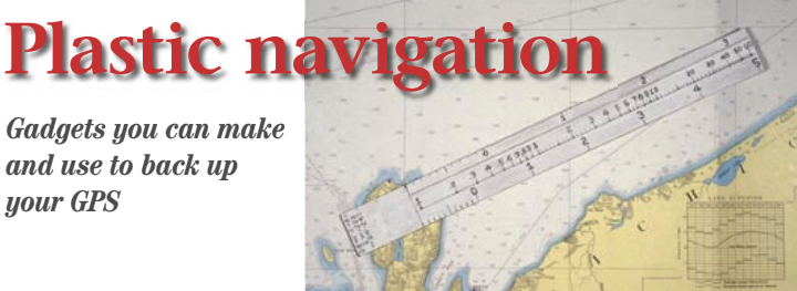 Although the logarithmic speed scale stick, above, is rarely mentioned these days, it continues to be an invaluable tool for figuring time, speed, and distance.