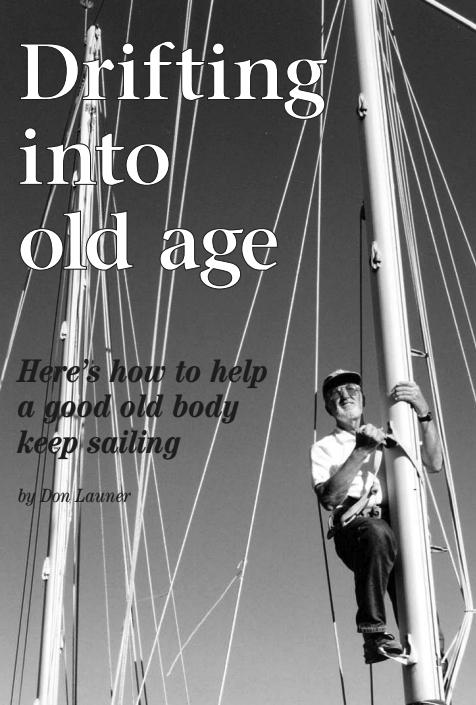 A picture of a man aloft