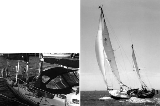 Buell Hollister’s Hinckley Bermuda 40, at right and facing page, is an example of quality built in by the manufacturer.