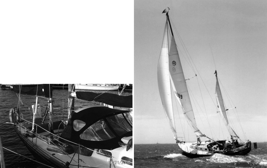 Buell Hollister’s Hinckley Bermuda 40, at right and facing page, is an example of quality built in by the manufacturer.