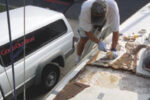 Picture of fixing a boat deck