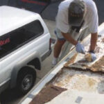 Picture of fixing a boat deck