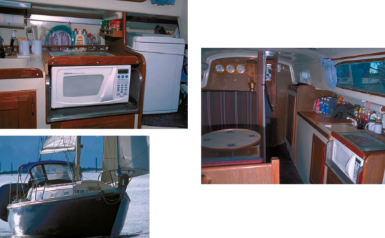 Since she’s been used as a home, Yemaya’s interior has undergone a number of cozy improvements.