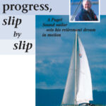 Yemaya sailing, at bottom. Walt Pierce, at top