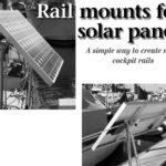 Pictures of rail mounts for solar panels