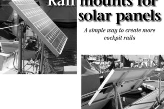 Pictures of rail mounts for solar panels