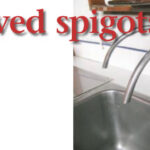 For $50 and a bit of effort, Bob Steadman was able to replace the short spigots in his galley sink with something tall enough to work well when filling or washing a pot.