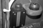Don’s emergency starter switch is located inside his engine compartment next to the runaway plug, discussed in the July 2003 issue of Good Old Boat.