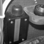 Don’s emergency starter switch is located inside his engine compartment next to the runaway plug, discussed in the July 2003 issue of Good Old Boat.