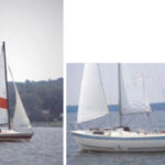 The O’Day 19, above, is a stable daysailer. The Rinkercraft, the pocket cruiser at right, offers some liveaboard creature comforts for those who would like to stay out overnight.
