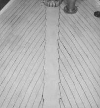 Mark’s Trex deck soon after installation. He has been receiving compliments for three years.