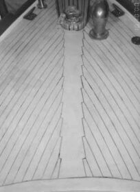 Mark’s Trex deck soon after installation. He has been receiving compliments for three years.
