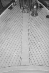 Mark’s Trex deck soon after installation. He has been receiving compliments for three years.