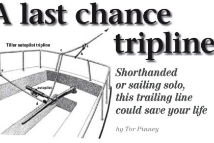 Tiller autopilot tripline