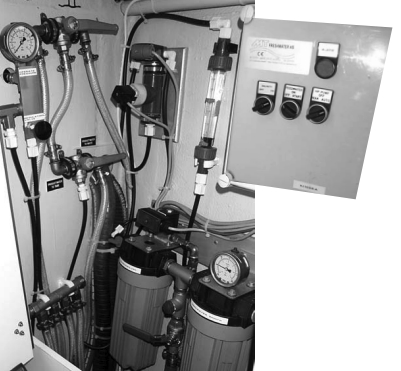 Custom installation with control panel