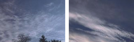Cirrocumulus. “Mackerel sky, mackerel sky, not long wet, not long dry.” *