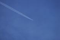 Contrail being formed.