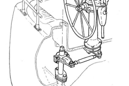 Diagram of a wheel and pedestal system