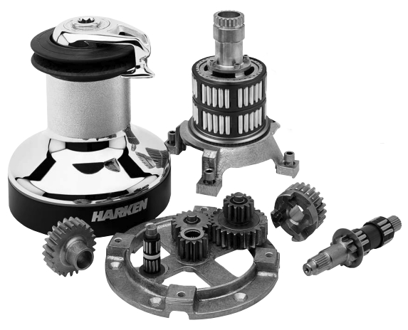 Picture of winch parts
