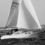 Sidney Rosen, who runs the American Vega Association, sent this photo of a Vega under sail. The photo’s from 1991, and the boat is Norman Meissner’s. See sidebar at the end of this article for more information about contacting the American Vega Association.
