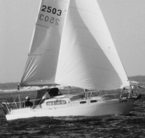 Sidney Rosen, who runs the American Vega Association, sent this photo of a Vega under sail. The photo’s from 1991, and the boat is Norman Meissner’s. See sidebar at the end of this article for more information about contacting the American Vega Association.