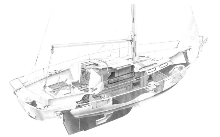 Diagram of an Albin Vega