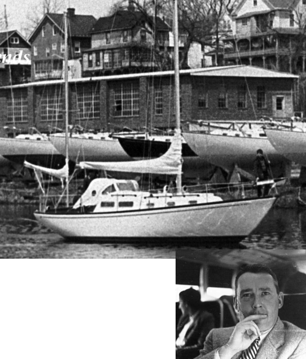 The Allied Boat Company established its building site on Catskill Creek in Catskill, N.Y., 100 miles north of New York City. Just off the Hudson River, it was an ideal place from which to build and launch boats. For the company’s entire time in business, from 1962 to 1981, it remained at this location. Northam Warren, at right, was the key leader during the company’s best years.