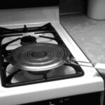 Flame tamer shown here in the Good Old Boat “test kitchens.”