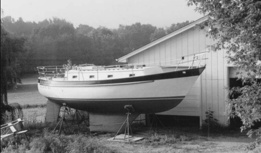 Bluebonnet appears to be at peace in her rural setting as she awaits her launch date.