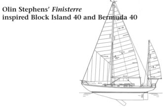 Block Island 40 sailplan