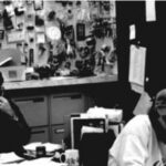 Rob MacLachlan, left, and Steve Kiemele, right, work the phones at South Shore Yachts.