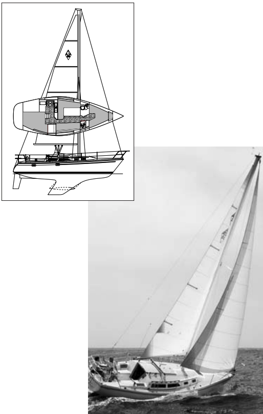 The Catalina 30, the third boat, introduced in 1976.