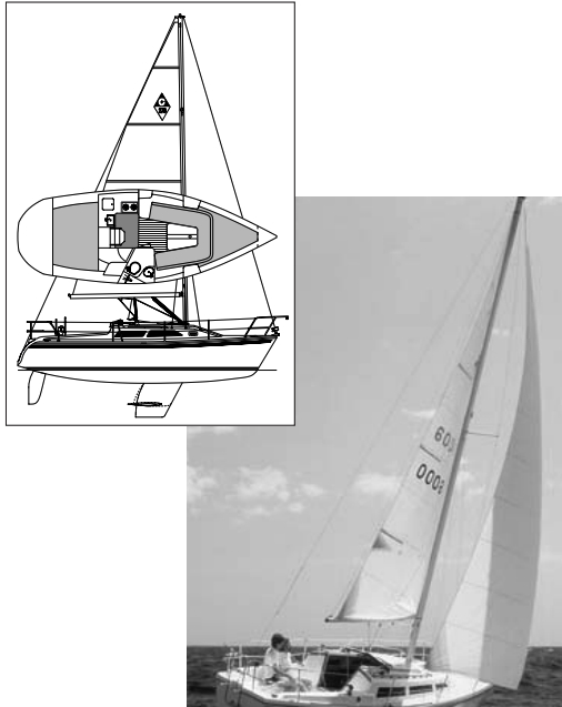 The Catalina 27, the second boat, introduced in 1971.