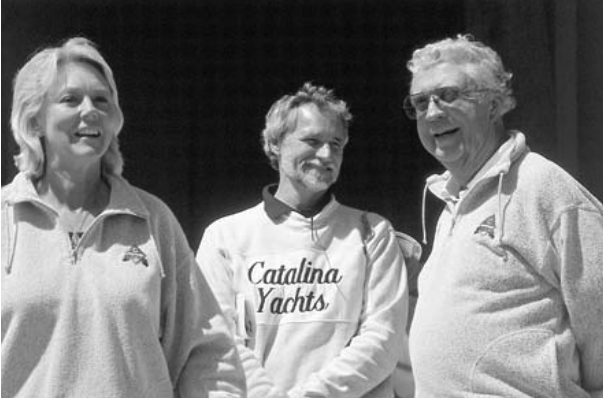 Catalina’s Three Musketeers: Sharon Day, Gerry Douglas, and Frank Butler.