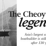 A Cheoy Lee at anchor