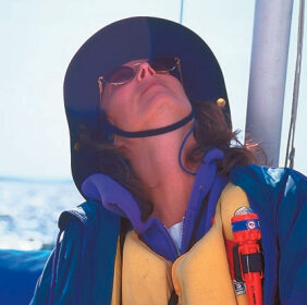 Picture of a woman sailing