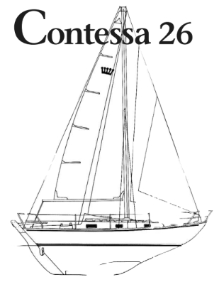 Contessa 26 sailplan