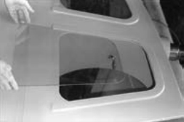 Dabbler’s removable, waterproof, polycarbonate windows.