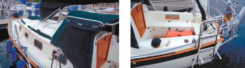 Even at the dock a Dana has a quiet confidence about her. Untie the lines, and she’ll take you anywhere.