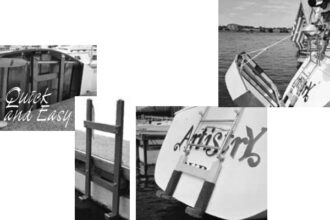 Pictures of dinghy storage solutions