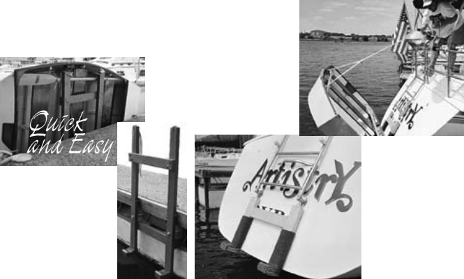 Pictures of dinghy storage solutions