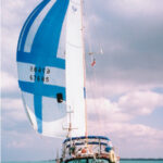 One of only 60 built, this Ericson 36C spends her time cruising the Bahamas with Angel and Alan Hauch.