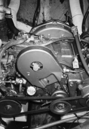 Old Reliable, an 8-hp single-cylinder Yanmar