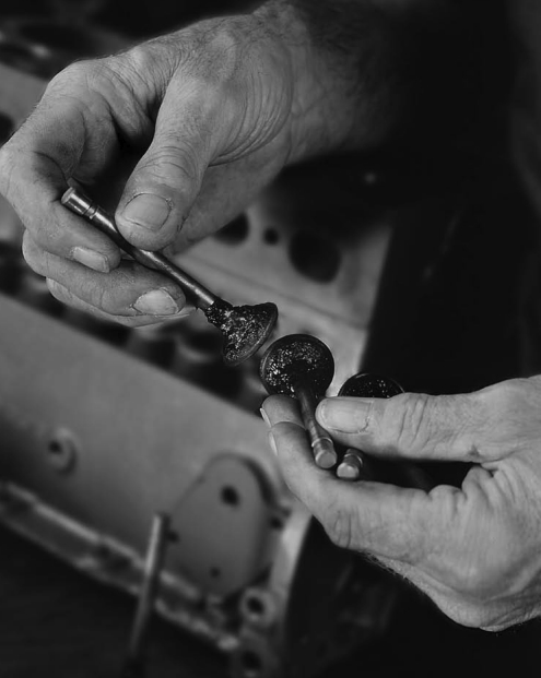 Picture of Don Moyer working