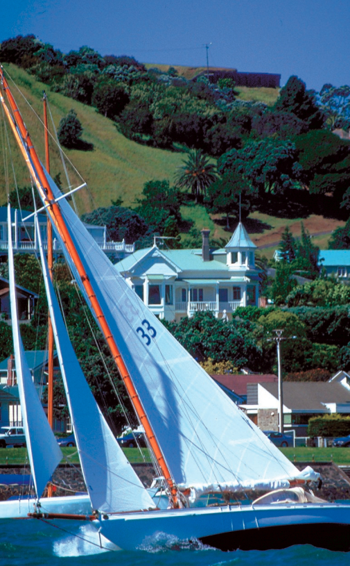 Waione, is a 47.5-foot gaff-rigged cutter designed by Charles Bailey Jr. in 1907 and built by the Sutherland brothers in Devenport, Auckland, New Zealand, in 1908. John Bertenshaw and Kristy Hardy Boys have owned Waione since the early 1980s.