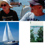 Ken and Pat O’Driscoll enjoy sailing Fineen III, their Niagara 35, in and around Ontario’s North Channel and Georgian Bay. A favorite photo from their scrapbook, at right, of Fineen III anchored in the North Channel’s Benjamin Islands shows why.