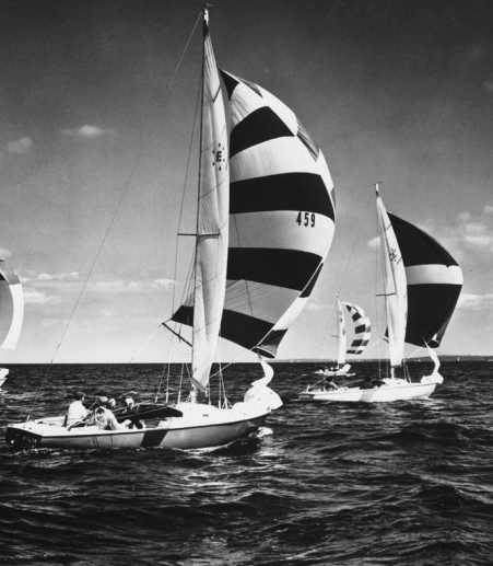 The Pearson Ensign has remained a popular one-design racer since its introduction in 1962.