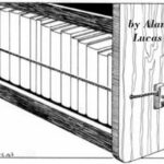 illustration of bookcase
